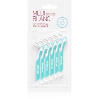 MEDIBLANC Interdental Pick-brush Angle perie interdentara 6 bucati - imagine 2